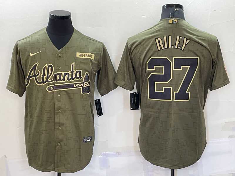 Men's Atlanta Braves #27 Austin Riley 2021 Olive Salute To Service Limited Stitched Jersey,We sell and wholesale Men's Atlanta Braves #27 Austin Riley 2021 Olive Salute To Service Limited Stitched Jersey on line form chian!
